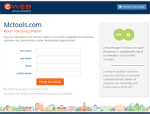 Tablet Screenshot of mctools.com